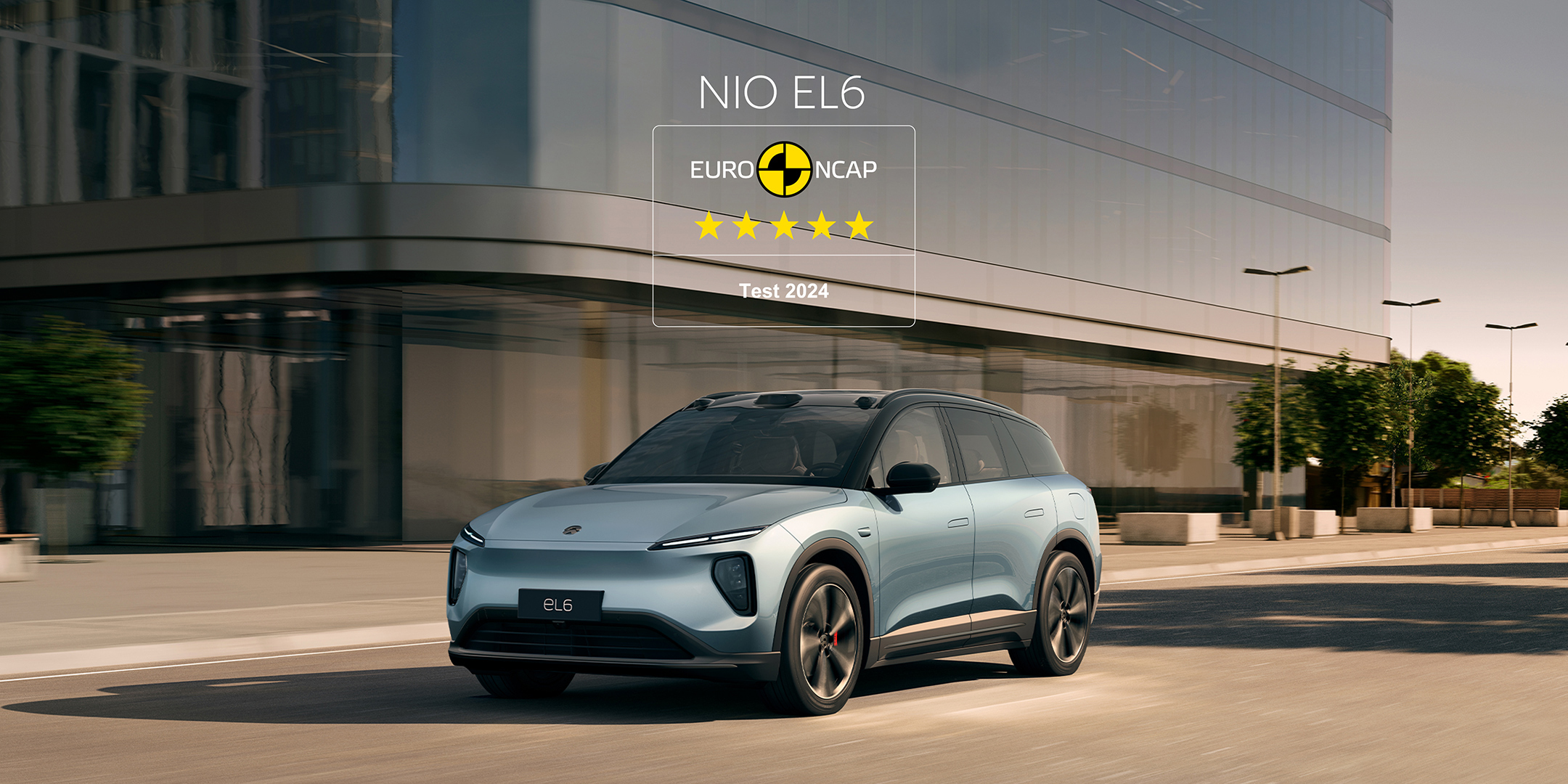Femstjärnigt Euro NCAP-betyg för NIO EL6