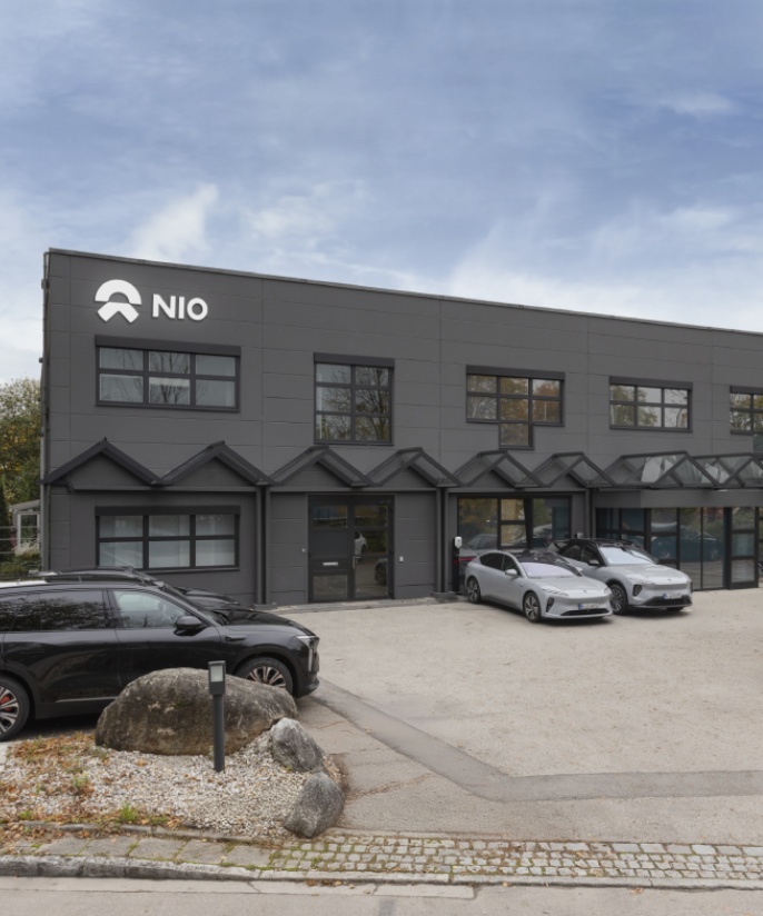 NIO:s Global Design Center i Ismaning